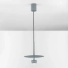 Modrošedé kovové závěsné LED světlo Nova Luce Edem 30 cm -fv-interier-25