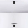 Černé kovové závěsné LED světlo Nova Luce Edem 30 cm -fv-interier-25