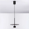 Černé kovové závěsné LED světlo Nova Luce Edem 30 cm -fv-interier-25