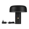 Černá kovová stolní LED lampa Nova Luce Noelia