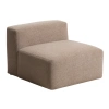 Hnědé křeslo Kave Home Blok 90 cm