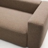 Hnědá rohová pohovka Kave Home Blok 330 cm, levá -fv-interier-25