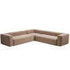 Hnědá rohová pohovka Kave Home Blok 320 x 320 cm, levá/pravá