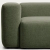 Zelená rohová pohovka Kave Home Blok 320 cm, pravá -fv-interier-25