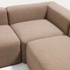 Hnědá rohová pohovka Kave Home Blok 290 x 290 cm, levá/pravá -fv-interier-25