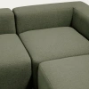 Zelená rohová pohovka Kave Home Blok 290 x 290 cm, levá/pravá -fv-interier-25