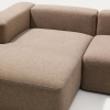 Hnědá rohová pohovka Kave Home Blok 300 cm, levá -fv-interier-25