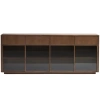 Hnědá komoda Kave Home Helvine 200 x 40 cm