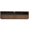 Hnědá komoda Kave Home Helvine 200 x 40 cm