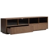 Hnědá komoda Kave Home Helvine 200 x 40 cm