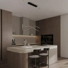 Černé kovové závěsné LED světlo Nova Luce Brio 104 cm -fv-interier-25