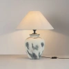 Béžovošedá keramická stolní lampa Nova Luce Lupe -fv-interier-25