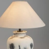 Béžovošedá keramická stolní lampa Nova Luce Lupe -fv-interier-25