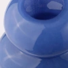 Modrá skleněná váza BULB 11 cm -fv-interier-25