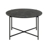 Černý konferenční stolek Lamoine Ø70 cm