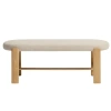 Béžová lavice Kave Home Granite 120 cm