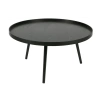 Černý dřevěný konferenční stolek Mesa 78 cm