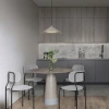 Stříbrnošedé kovové závěsné LED světlo Nova Luce Dario 40 cm -fv-interier-25