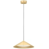 Zlaté kovové závěsné LED světlo Nova Luce Dario 40 cm