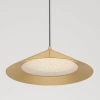 Zlaté kovové závěsné LED světlo Nova Luce Dario 40 cm -fv-interier-25