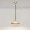 Zlaté kovové závěsné LED světlo Nova Luce Dario 40 cm -fv-interier-25