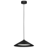 Černé kovové závěsné LED světlo Nova Luce Dario 40 cm