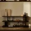 Tmavě hnědý dubový regál Kave Home Aduma 66 x 160 cm -fv-interier-25