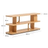 Dubový regál Kave Home Aduma 66 x 160 cm