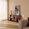 Lesklý červený lakovaný regál Kave Home Aduma 66 x 160 cm -fv-interier-25