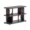 Tmavě hnědý dubový regál Kave Home Aduma 65 x 100 cm
