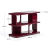 Lesklý červený lakovaný regál Kave Home Aduma 65 x 100 cm -fv-interier-25