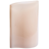 Růžová skleněná váza Kave Home Ardeni 22 cm