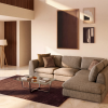 Hnědý abstraktní obraz Kave Home Breon 110 x 190 cm -fv-interier-25