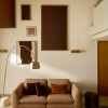 Hnědý abstraktní obraz Kave Home Breon 110 x 190 cm -fv-interier-25