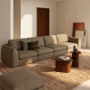 Oranžový abstraktní obraz Kave Home Breon 85 x 150 cm -fv-interier-25