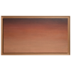 Oranžový abstraktní obraz Kave Home Breon 85 x 150 cm