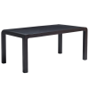 Černý dřevěný rozkládací jídelní stůl Kave Home Erisia 180/230 x 100 cm