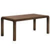 Hnědý dřevěný rozkládací jídelní stůl Kave Home Erisia 180/230 x 90 cm