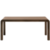 Hnědý dřevěný rozkládací jídelní stůl Kave Home Erisia 200/280 x 100 cm
