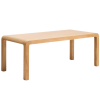Dubový rozkládací jídelní stůl Kave Home Erisia 200/280 x 100 cm