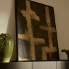 Béžovo-zelený abstraktní obraz Kave Home Emeri 100 x 80 cm -fv-interier-25