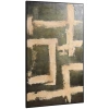 Béžovo-zelený abstraktní obraz Kave Home Emeri 200 x 120 cm