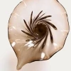 Hnědá skleněná váza Kave Home Lurea 19 cm -fv-interier-25
