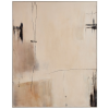 Béžový abstrakní obraz Kave Home Meril 120 x 150 cm