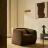 Hnědé čalouněné křeslo Kave Home Milare 83 cm -fv-interier-25