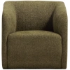 Zelené čalouněné křeslo Kave Home Milare 72 cm