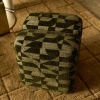 Zelený vzorovaný puf Kave Home Nedilo 45 x 45 cm -fv-interier-25