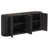 Hnědá dubová komoda Kave Home Nemore 200 x 45 cm