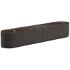 Hnědý dubový TV stolek Kave Home Nemore 200 x 40 cm