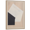 Béžový abstraktní obraz Kave Home Varo 50 x 70 cm